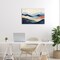 Stupell Industries Blue Abstract Mountain Landscape Canvas, design by Petal Prints Design